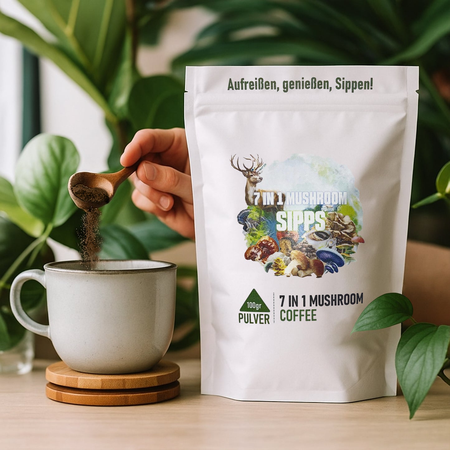 7 in 1 Pilzkaffee