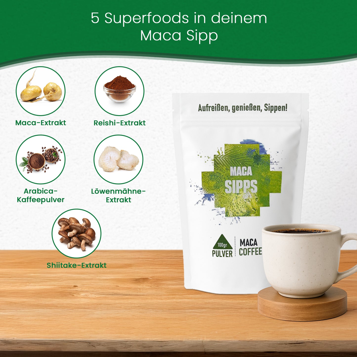 maca kaffee, maca, maca kaffee kaufen